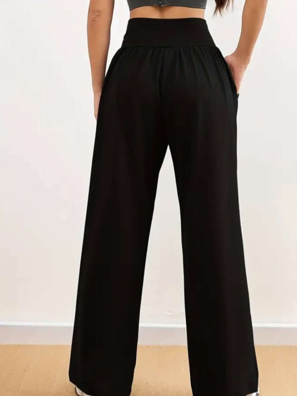 Tall set of 3 XXL lounge pants women joggers wide leg long - Picture 4 of 6
